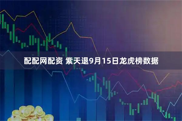 配配网配资 紫天退9月15日龙虎榜数据