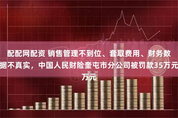 配配网配资 销售管理不到位、套取费用、财务数据不真实，中国人民财险奎屯市分公司被罚款35万元