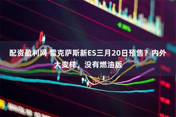配资盈利网 雷克萨斯新ES三月20日预售？内外大变样，没有燃油版